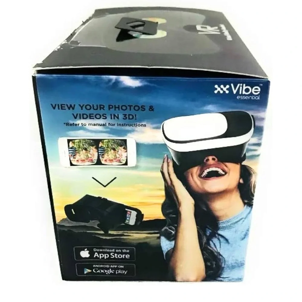 NIB: Vibe Essentials Black and Blue VR Headset